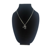 MS MONOGRAM LOGO NECKLACE