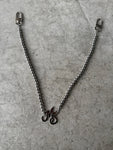 MS MONOGRAM LOGO NECKLACE/BIKER CHAIN