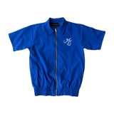 MS LOGO BLUE NYLON SHORT SET