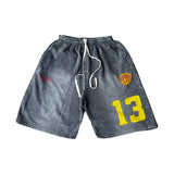 MS UNIVERSITY DISTRESSED HOODIE & BAGGY SHORT SET