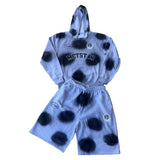 MS UNIVERSITY GREY HOODIE & BAGGY SHORT SET