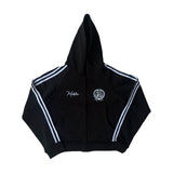 MS LOGO ZIP UP BLACK SWEATSUIT