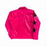 MS PATENT LEATHER JACKET (PINK)