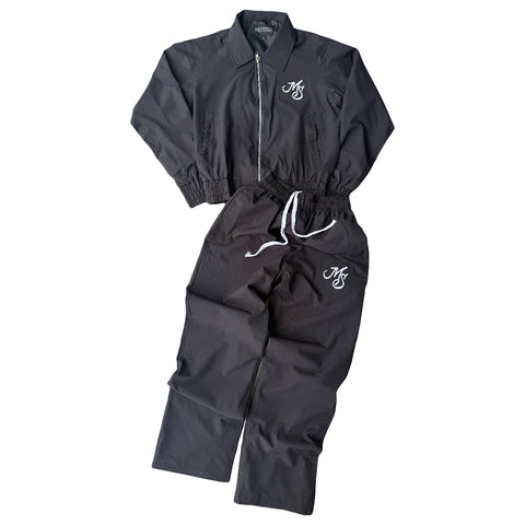 MS LOGO BLACK NYLON SET