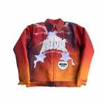 MS OMBRÉ DENIM JACKET (SUNSET)