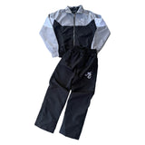 MS LOGO COLOR BLOCK GRAY/BLACK NYLON SET