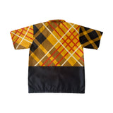 MS PLAID LOGO NYLON SHORT SET