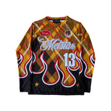 MS PLAID FLAME JERSEY