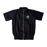 MS LOGO BLACK NYLON SHORT SET