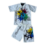 MS BANKSY DENIM SHORT SET